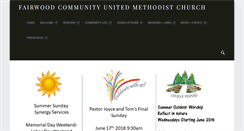 Desktop Screenshot of fairwoodumc.org