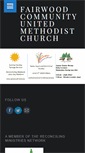 Mobile Screenshot of fairwoodumc.org